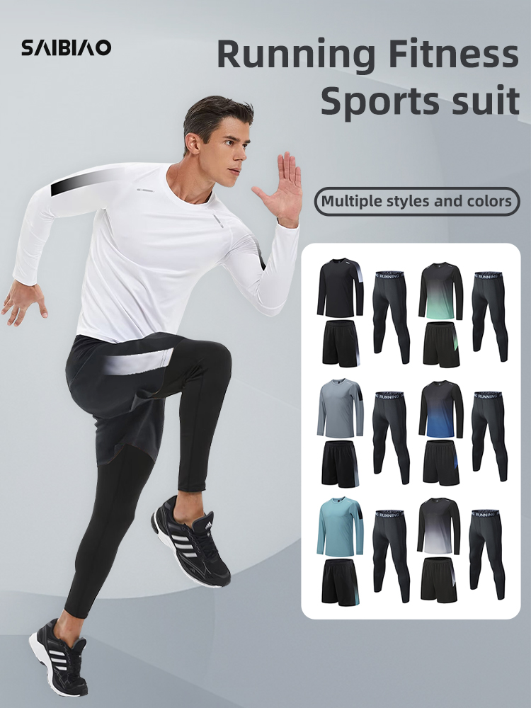 Compression Long Pant - الرجال مرونة ضغط كمال الاجسام ملابس