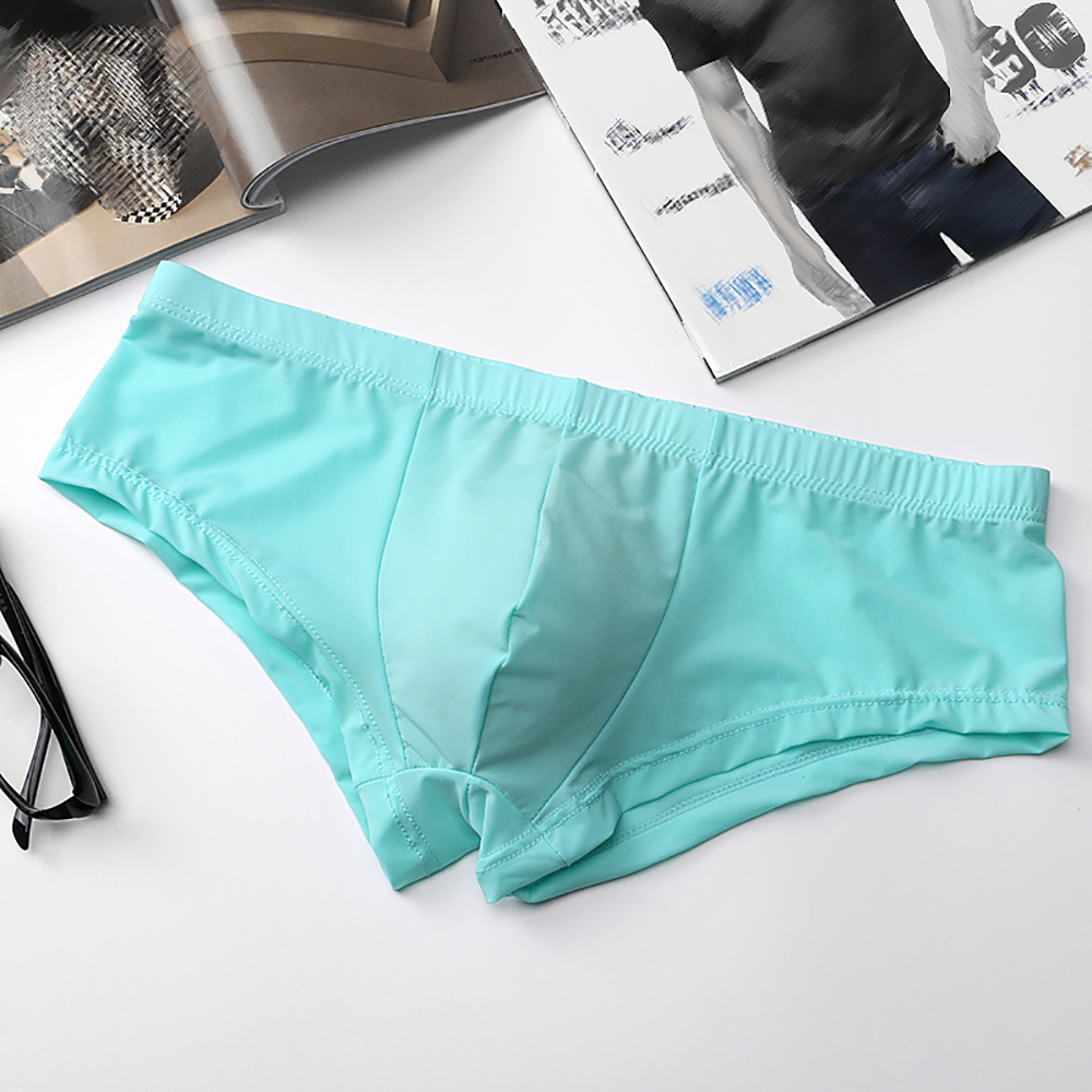 Pouch Boxer Pouch - الحرير الجليد الملابس الداخلية سراويل داخلية