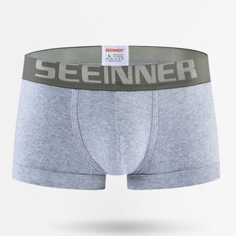 Boxer Brief Pack Cotton - Seeinner رجل سراويل بوكسر القطن U