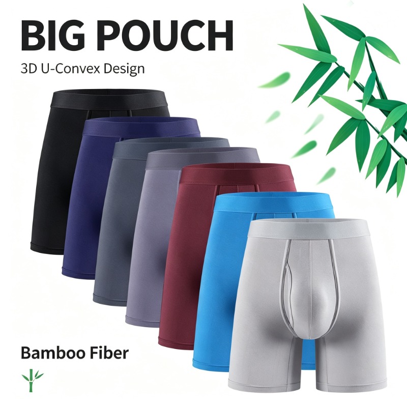 Bamboo Fiber Trunk - سراويل داخلية رجالية من ألياف الخيزران،