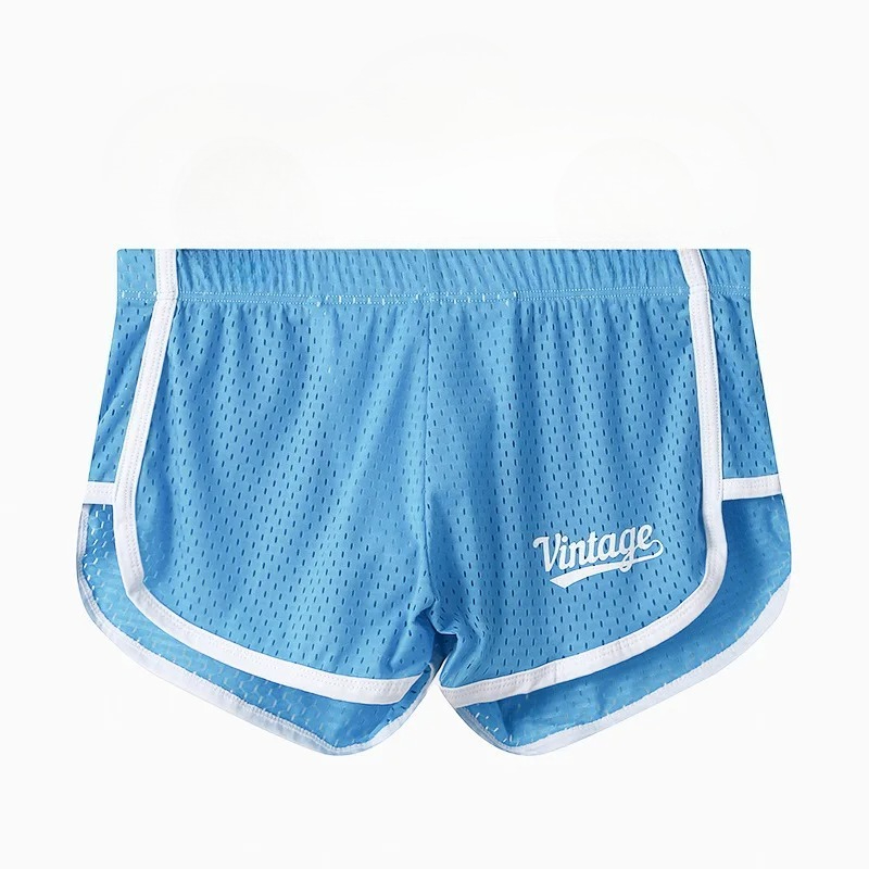 Mesh Sport Boxer - شورت رجالي شبكي مريح بطبعة عتيقة