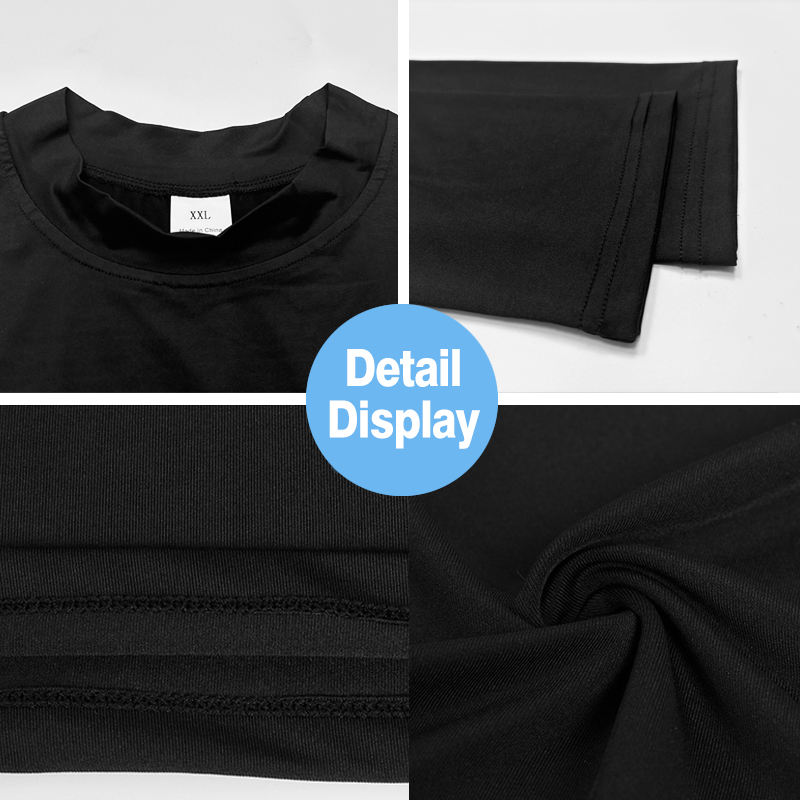 الرجال الياقة المدورة طويلة ال - مراجعة T Shirt Tight Fit وسعره