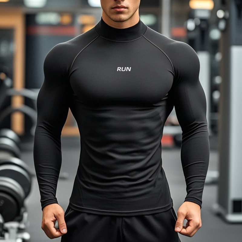 الرجال تشغيل الياقة المدورة ال - مراجعة T Shirt Tight Fit وسعره