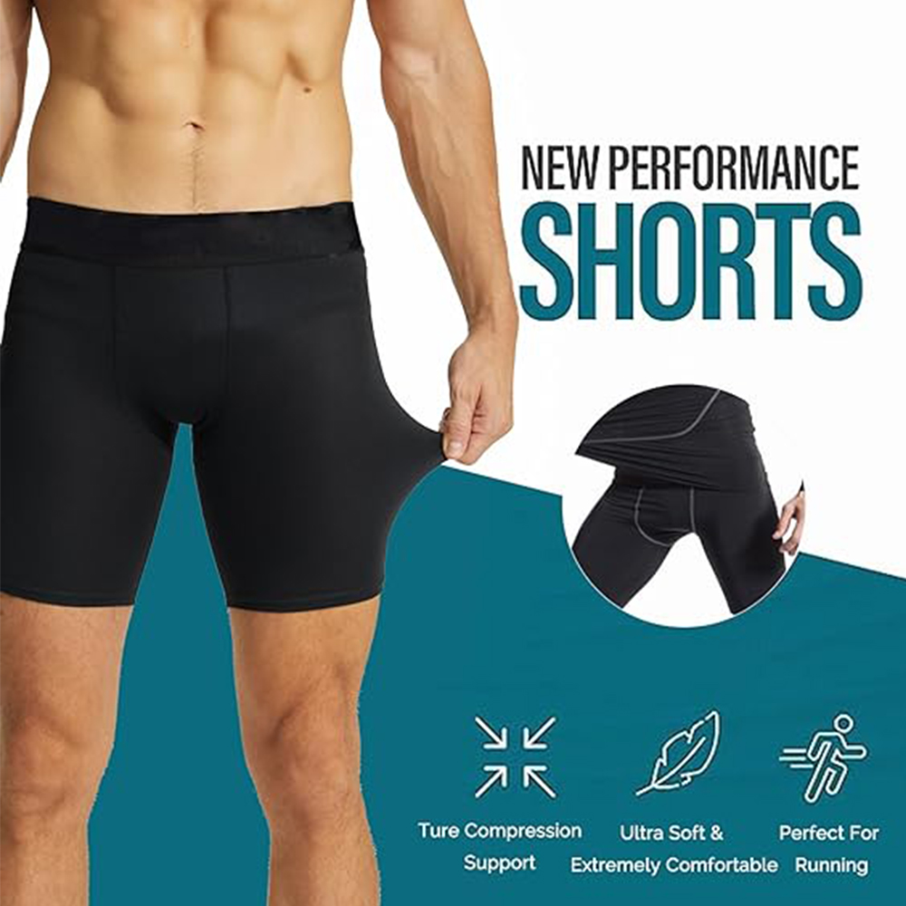 شورت ضغط كرة السلة للرجال ، ال - مراجعة Compression Shorts Athletes وسعره