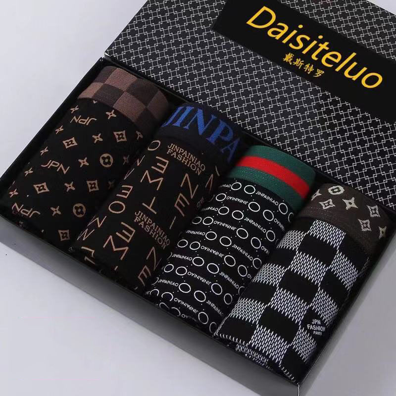4 قطعة/المجموعة ملابس داخلية ل - مراجعة Boxer Brief Pack Cotton وسعره