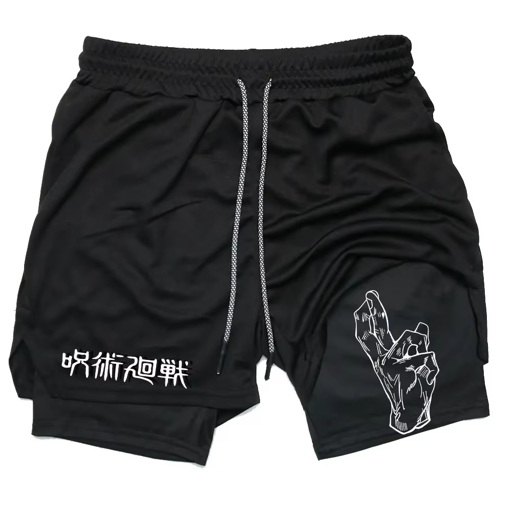 شورت رياضي أنيمي جوجوتسو كايسن - مراجعة Compression Shorts Athletes وسعره