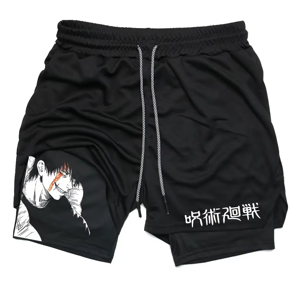 شورت رياضي أنيمي جوجوتسو كايسن - مراجعة Compression Shorts Athletes وسعره