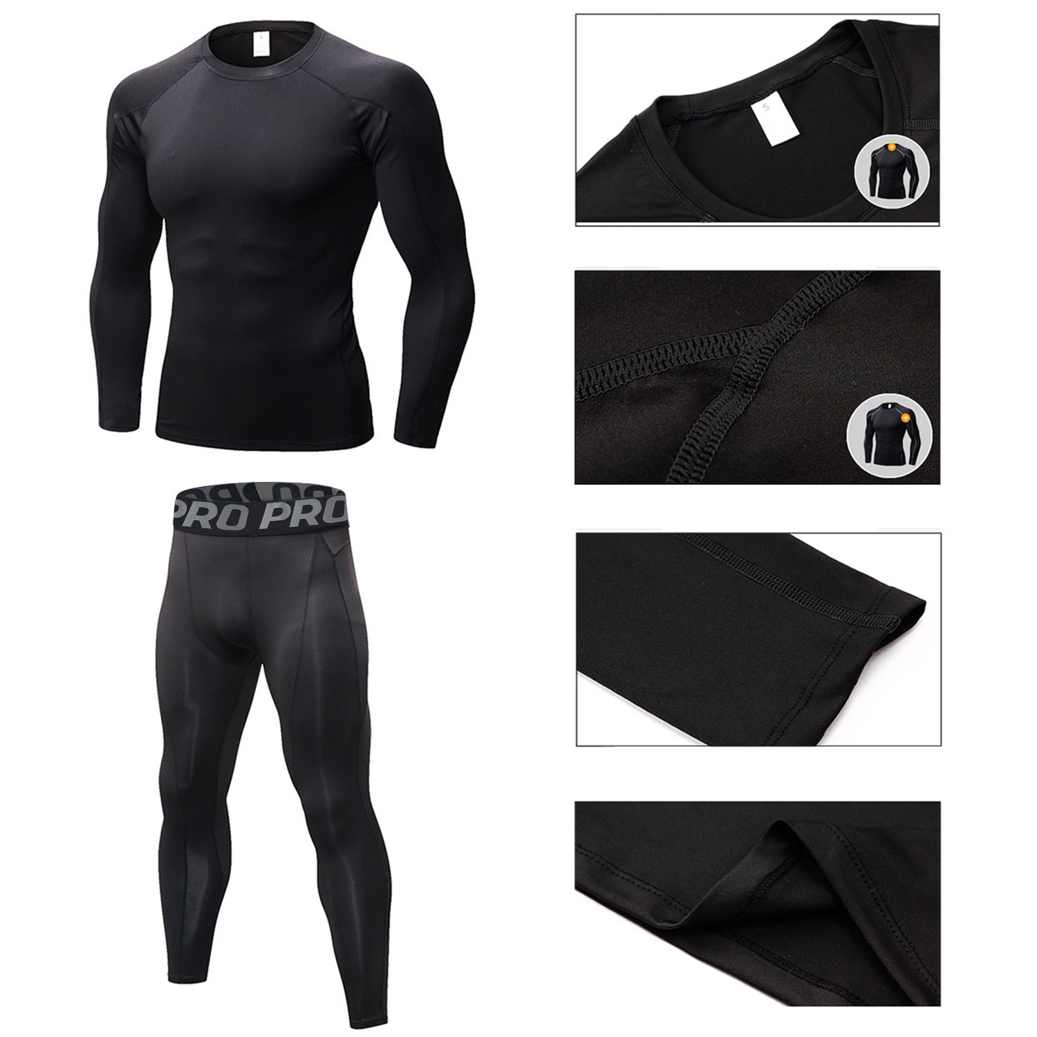 طقم سراويل رجالية مضغوطة للتما - مراجعة Compression Long Pant وسعره