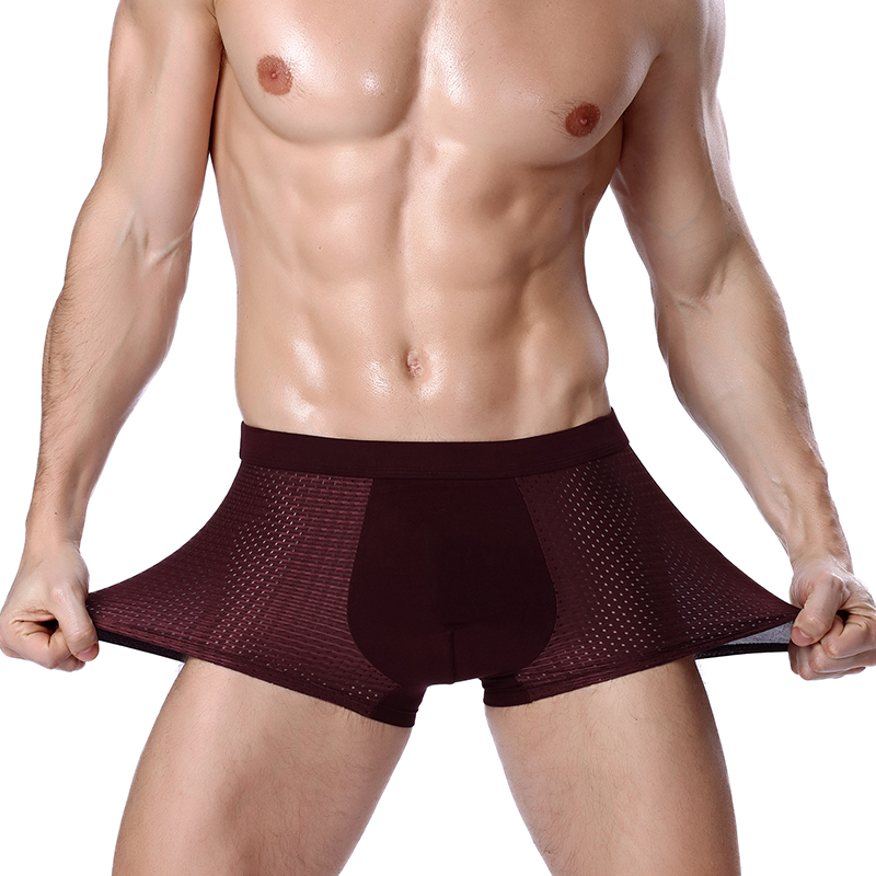 L-8XL زائد Banboo الألياف الرج - مراجعة Boxer Shorts Modal وسعره