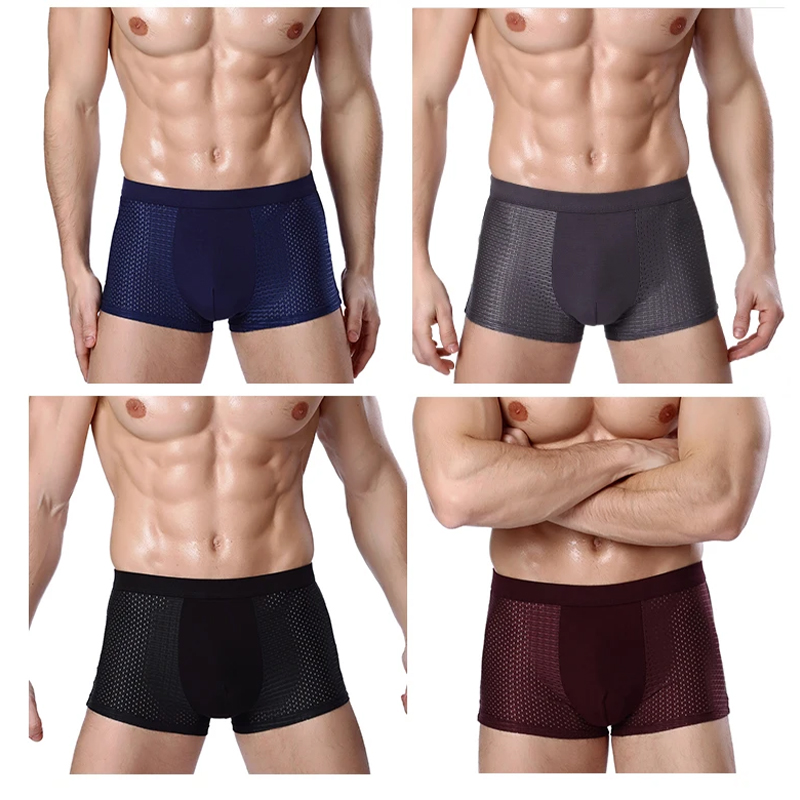 L-8XL زائد Banboo الألياف الرج - مراجعة Boxer Shorts Modal وسعره