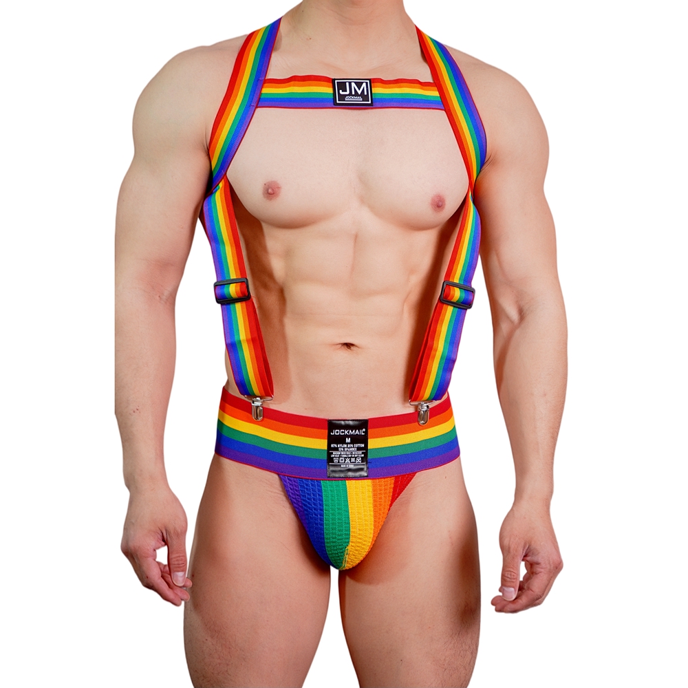 حزام الجسم القوس قزح من JOCKMA - مراجعة Jockstrap Athletic وسعره