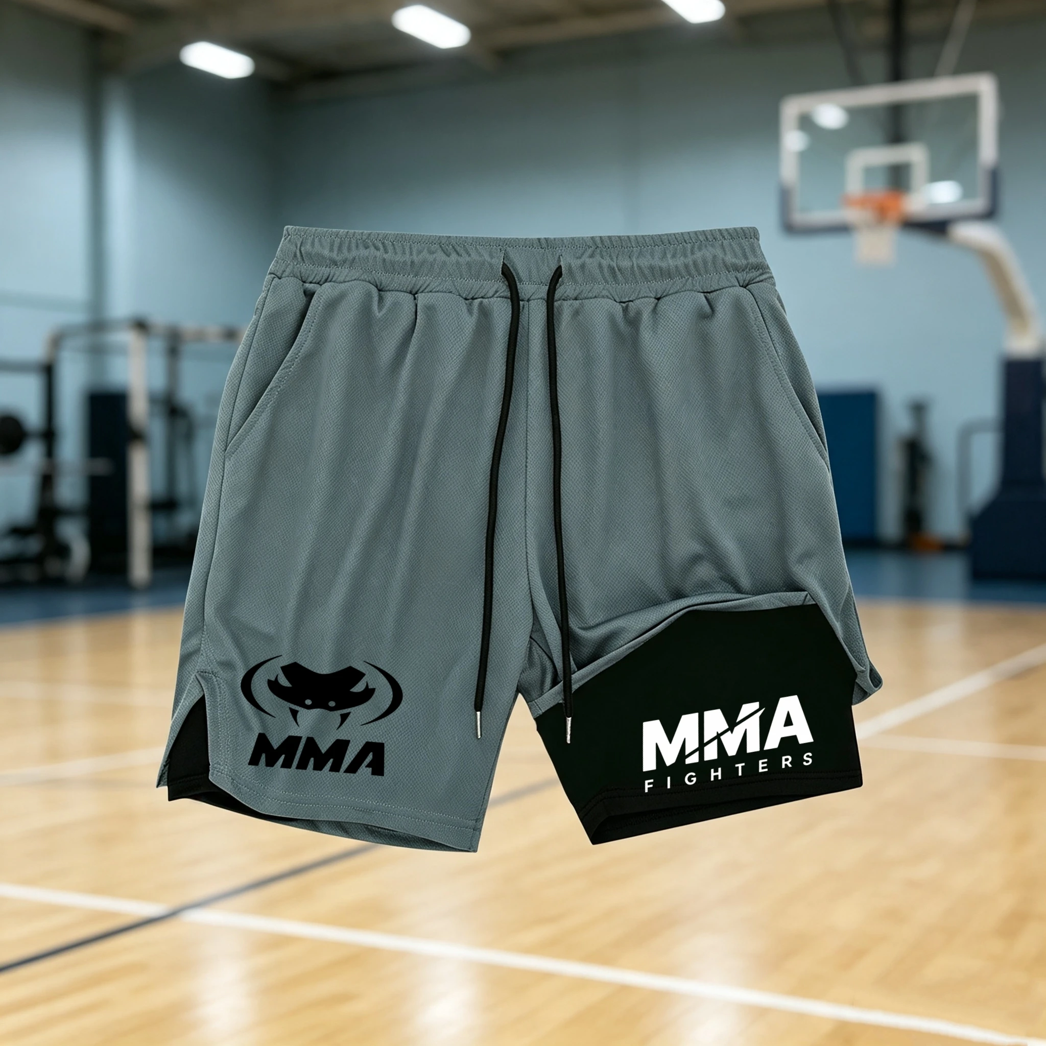 شورت رياضي 2 في 1 للرجال سريع  - مراجعة Compression Shorts Athletes وسعره