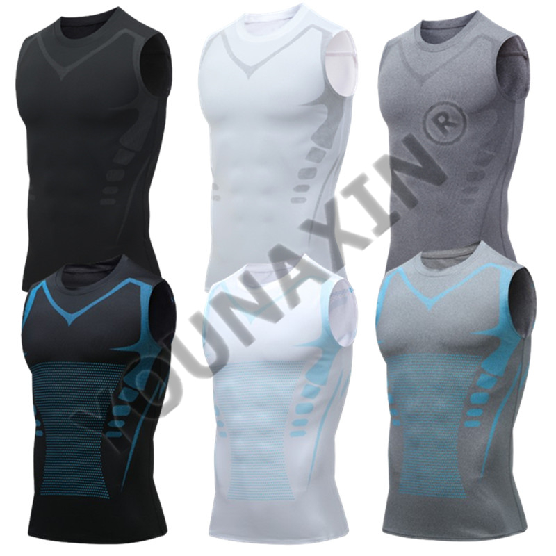 3 قطع من قمصان الرجال بدون أكم - مراجعة T Shirt Tight Fit وسعره