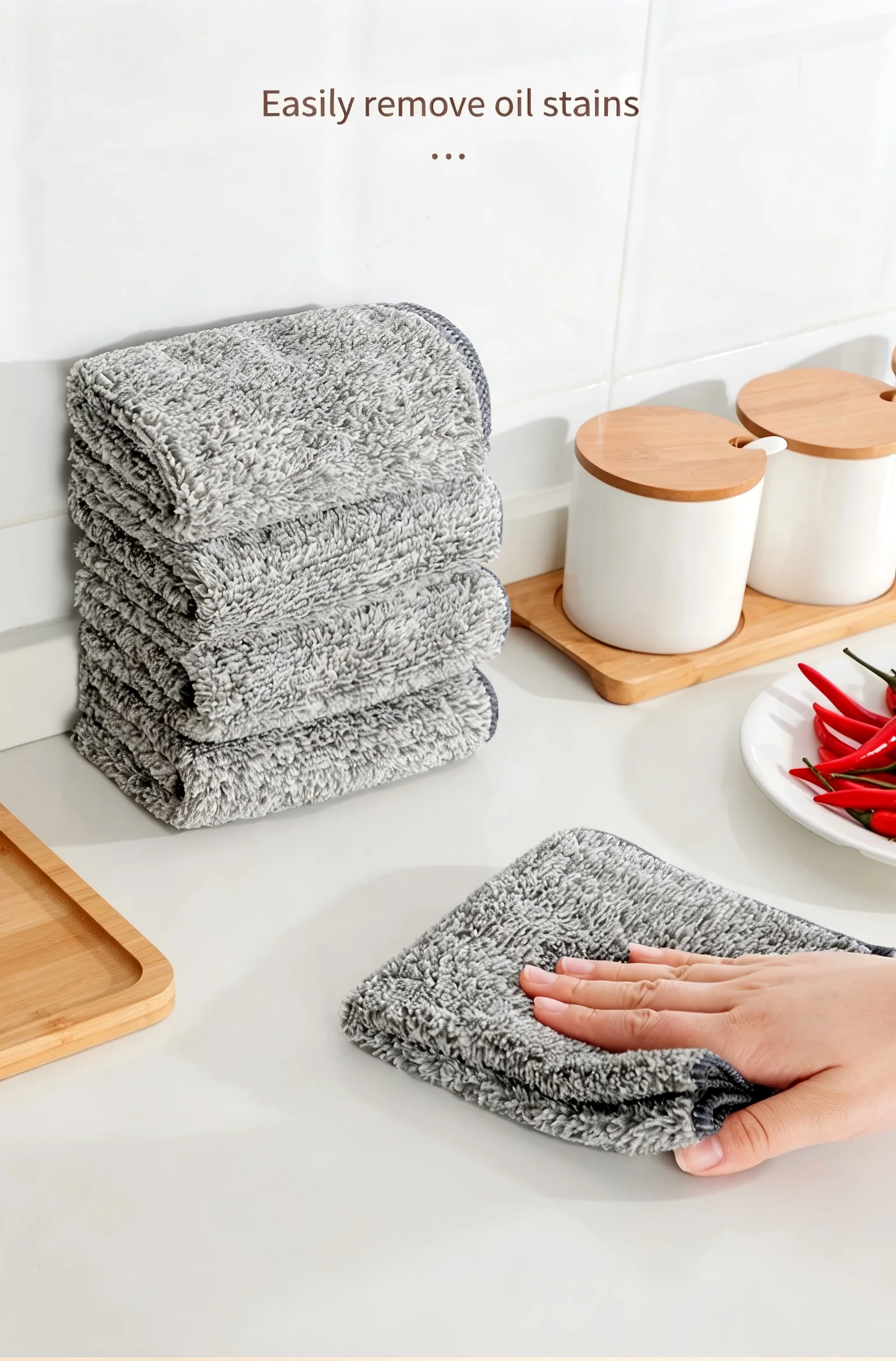 قطعة واحدة/5 قطع من قماش تنظيف - مراجعة Bamboo Fiber Trunk وسعره